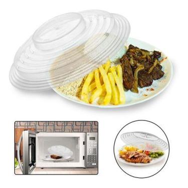 Imagem de Kit 3 Tampa Microondas Bpa Free Protetora Alimento Comida BPA FREE - W