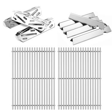 Imagem de 66795 barras aromatizadoras 66095 grades 66685 substituição defletor de calor para grelha Weber Genesis II E-310 GS4 E-335 S-335 S-345 peças de reposição Genesis 2 300 Series LX S-340 66032 Flavor