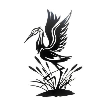 Imagem de Quadro Mandala Garça Ferro Corte A Laser