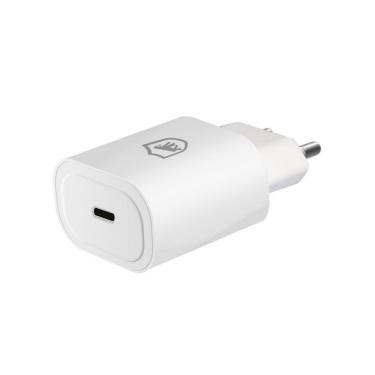 Imagem de Carregador Turbo Tipo C - Qc 3.0 - Até 25w - Branco - Gshield