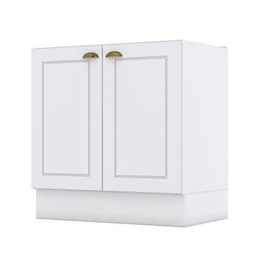 Imagem de Balcão 2 Portas 80 Cm Americana Branco Hp - Henn