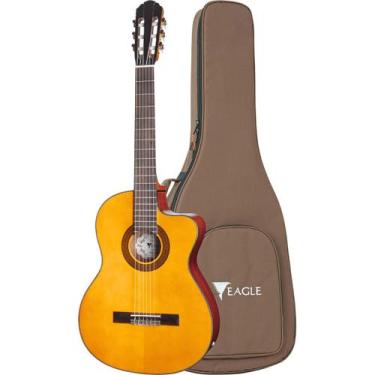 Imagem de Violão Eletroacústico Eagle CH800 STVG Nylon