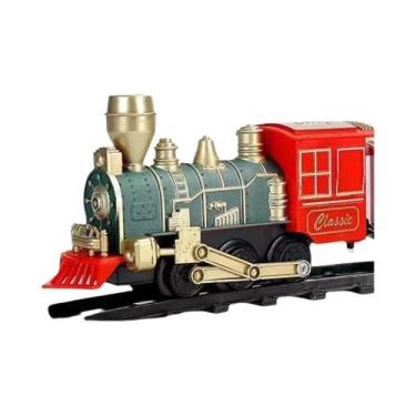 Imagem de Trem a Vapor Elétrico Infantil Modelo Trem De Alta Velocidade Conjunto
