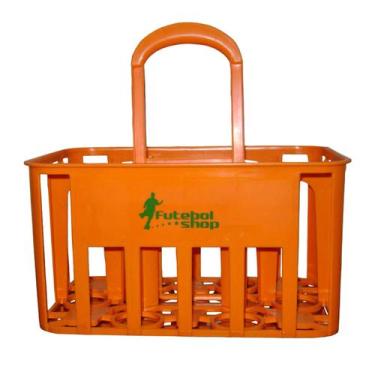 Imagem de Cesta Porta Garrafas - Squeeze - Futebol Shop, Laranja