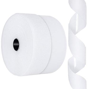 Imagem de SOURRI Rolo De Fixação Traseira Pegajosa De Fita De Gancho E Laço De 2 Polegadas X 26 Pés, Prendedor De Tiras Resistentes Autoadesivas De Nylon Para Escritório Em Casa, Carro Escolar E Organização De