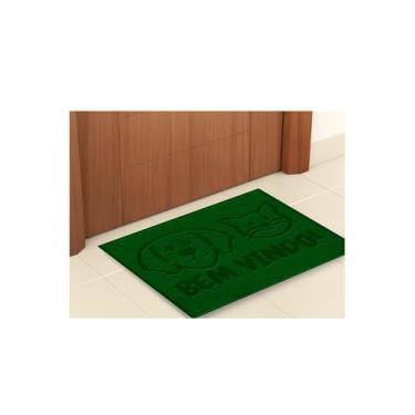 Imagem de Capacho Verde - "PET" (60x40cm) | Plast Leo (Ref.: 364-VD)