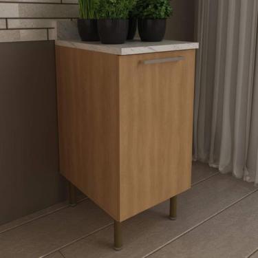 Imagem de Armário Balcão de Cozinha 40cm S/Tampo 1 Porta Copacabana Móvel na Cai