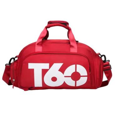 Imagem de Mochila Bolsa T60 Esportiva Academia Bagagem Cor Vermelha