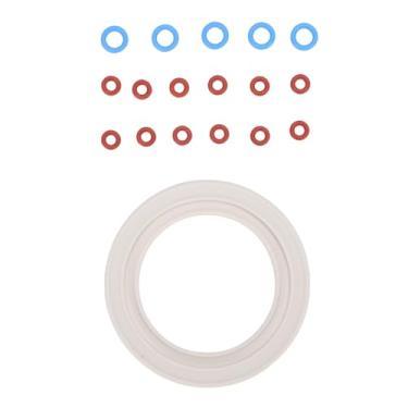 Imagem de Luqeeg Junta Grouphead, conjunto de anéis O para máquina de café, compatível com máquina BES900 920 980 990, anéis de vapor de silicone, peça de reposição de junta de cabeça de grupo