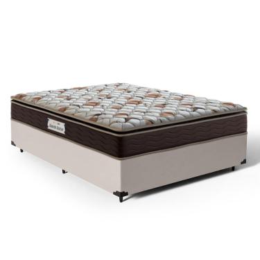Imagem de Cama Box com Colchão de Espuma D45 Probel ProForce Plus Viúva 128cm
