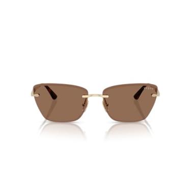 Imagem de Óculos de Sol Vogue Eyewear 0VO4332S 848/73 Tam 59 / Ouro - Lentes Marrom