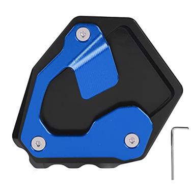 Imagem de Grcfumo Padreja de aumento do kickstand, substituição de placa de extensão de suporte, placa de suporte para pés laterais para CRF1000L 2016 a 2019 (Bleu)