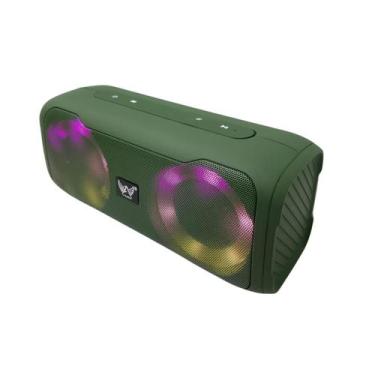 Imagem de Caixa De Som Bluetooth 5w Led Rgb Al-6095 - Altomex, Verde