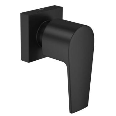 Imagem de Acabamento Registro de Gaveta Até 1" Deca Level Black Matte
