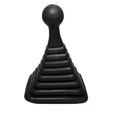 Imagem de Coifa de Câmbio Fiat Uno Com Manopla Sanfonada PVC Preto Para Uno Elba Premio Fiorino 1994 a 2003