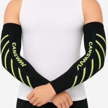 Imagem de Manguito Protetor UV50 Compressão Esportiva Bike Vôlei Tênis - Yeet