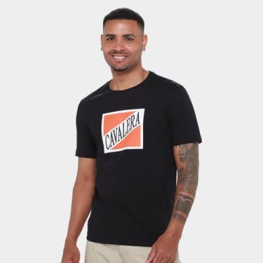 Imagem de Camiseta Cavalera Indie Triangle Masculina, Preto, GG