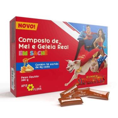Imagem de Mel com Geleia Real Kids em Sachê 144g Apis Flora