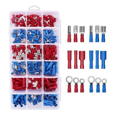 Imagem de Terminais Conectores Elétricos Pré-Isolados Conectores Olhal