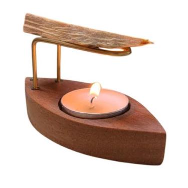 Imagem de Incensário Defumador De Palo Santo - Loja Fique Bem, Canoa+Brinde
