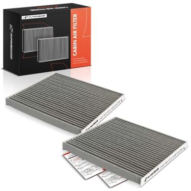 Imagem de A-Premium Filtro de ar de cabine de 2 peças com carvão ativado compatível com Nissan Versa 2014-2019, NV200 2018-2021 e Chevrolet City Express 2018