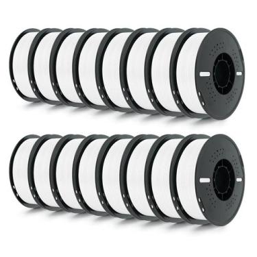 Imagem de Filamento para impressora 3D Kingroon PLA 1,75 mm 16 kg branco