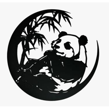 Imagem de Ursinho Panda-Decoração - Genérica, Preto