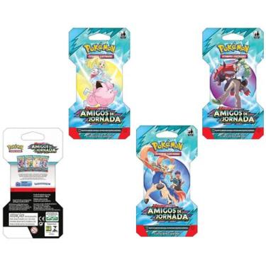 Imagem de Blister Unitário Pokémon Ev9 Amigos De Jornada Copag 6 Unid.