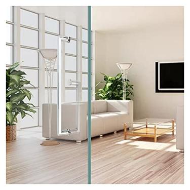 Imagem de Puxador de porta de vidro de empurrar e puxar maçanetas de porta de aço inoxidável resistente para chuveiro de banheiro, substitua maçanetas antigas ou danificadas (tamanho: 225 mm + 425 mm) ()