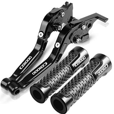 Imagem de Para Honda CB1000 BIGONE SC30 1993-1996 1995 Acessórios de motocicleta 22 mm Punhos de mão do guidão Extremidades Alavanca de embreagem do freio da motocicleta Alavanca de embreagem do freio da