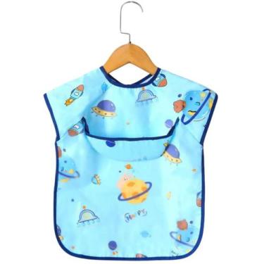 Imagem de Babador Regatinha Proteção Dupla Impermeável Space Hora Papa - Baby