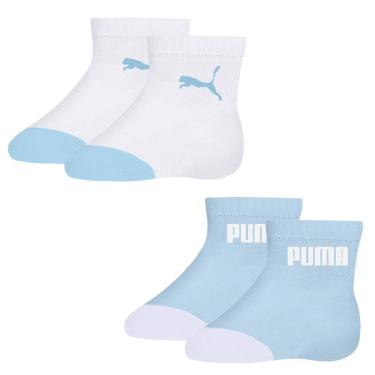 Imagem de Kit 2 Pares de Meias Puma Bebê Cano Baixo