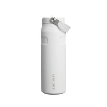 Imagem de Stanley Garrafa de água esportiva IceFlow Flip Straw 2.0 com canudo de 0,7 l - 10 horas de frio - 2 dias gelada - aço inoxidável - livre de BPA - resistente a vazamentos - cabe no suporte de copo