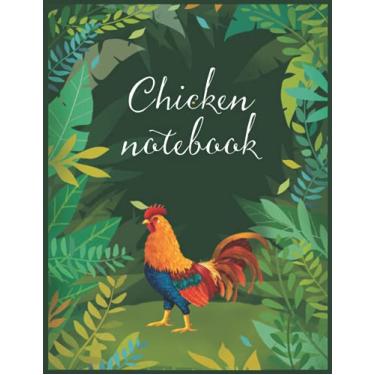 Imagem de Chicken Notebook: Blank Lined Journal - Sketch Drawing, Journal Notes Sketchbook - Perfect gift for Chickens Lovers, Students, Teachers and Kids 8.5 x 11 inch 100 Pages