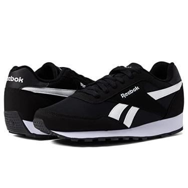 Imagem de Reebok Tênis de corrida masculino Rewind Run Fitness Gym, Preto/branco, 11.5 Women/10 Men