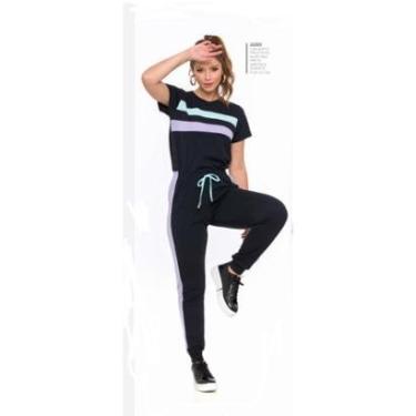 Imagem de Conjunto de Frio Moletinho Real Malhas Calça + Jaqueta Casual Confort Feminino Adulto - Ref 2283-Masculino