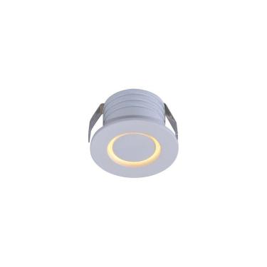 Imagem de Spot De Embutir Nordecor Nobi Mini Led 3w Bivolt Branco 3000k Luz Amarela