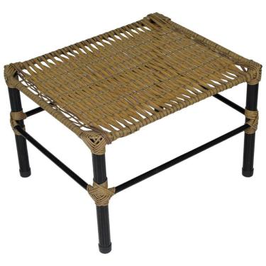 Imagem de Mesa De Centro Para área Externa Retangular Bela Em Fibra Sintética 60cm Acesse Móveis Pequi