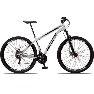 Imagem de Bicicleta 29 Dropp Sport Aço 21M Branco+preto