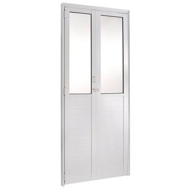 Imagem de Porta Lambril Camarão Vidro Mini Boreal Esquerda 210x70 Fortsul Esquadrisul