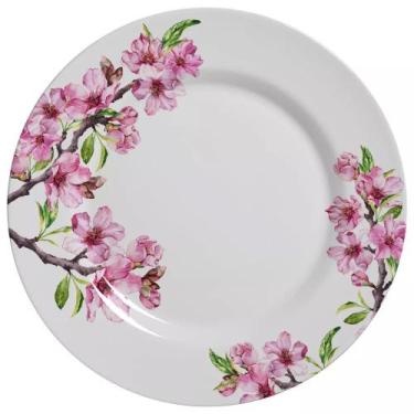 Imagem de Conjunto com 6 Pratos Raso Cerejeira Ø 29cm - Alleanza Cerâmica