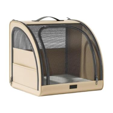 Imagem de Generic Mochila de Transporte para Felinos, Bolsa de Viagem para Pets, Mochila Prática para Cães, Bege
