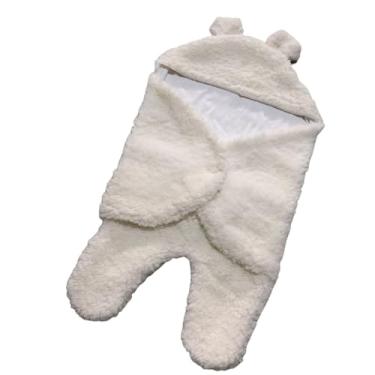 Imagem de Cobertor De Enrolar,Manta Polar Para Recém-Nascido | Manta De Enrolar De Polar Para Inverno Infantil - Para Bebês De 3-6 Meses Meninas E Meninos Casa Viagem Hospital Banho Berço