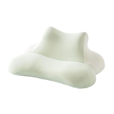 Imagem de ＫＬＫＣＭＳ Pillow de rosto para baixo simples capa com zíper homem Mulheres Memória Algodão Lie travesseiro para assistir a presentes Apartamento Apartamento, Verde