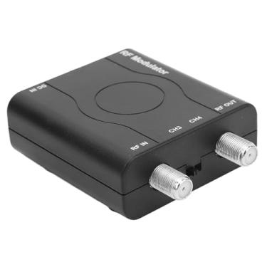 Imagem de Zyyini Interface Multimídia HD 1080P para Formato NTSC Suporta Modulador RF Fino Acabamento para CATV Plug and Play, Portátil, Material ABS