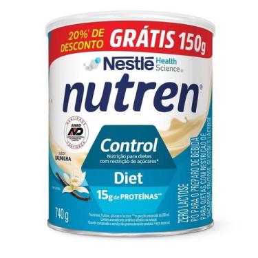 Imagem de Complemento Alimentar Nutren Control Baunilha 20% de Desconto 740g