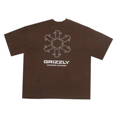 Imagem de Camiseta Grizzly Outdoor Division - Marrom (Oversize)-Masculino