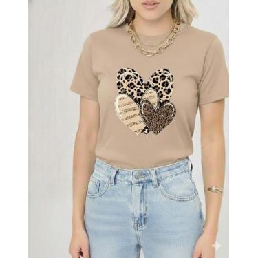 Imagem de Blusa Feminina Básica Ideal Para Looks Estilosos - Trajano Store, Bege