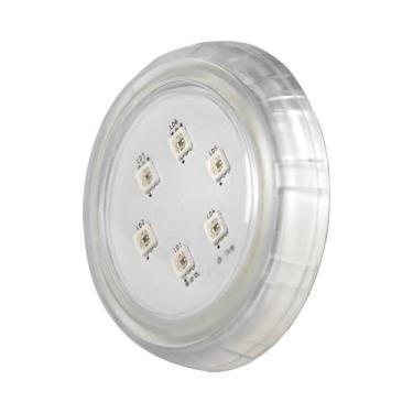 Imagem de Refletor Hiper LED p/ Piscina Alvenaria 9W Brustec em Policarbonato RG