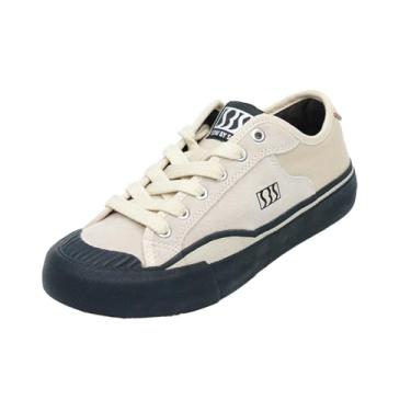 Imagem de SEW BY SOU Tênis de skate masculino de couro cano baixo profissional para treinamento de skate casual, Arena, 38